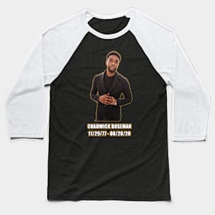 Chadwick Boseman - Black Panther Baseball T-Shirt